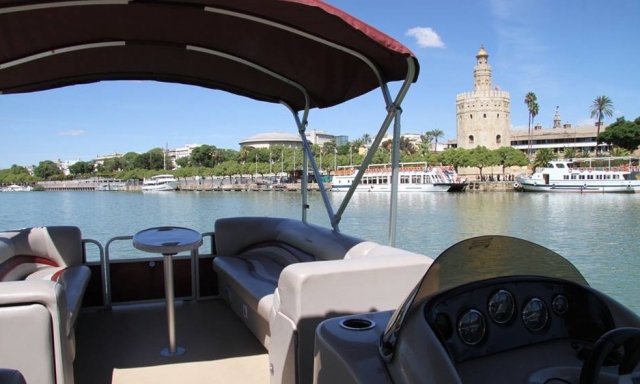  Boot Fluss Guadalquivir 